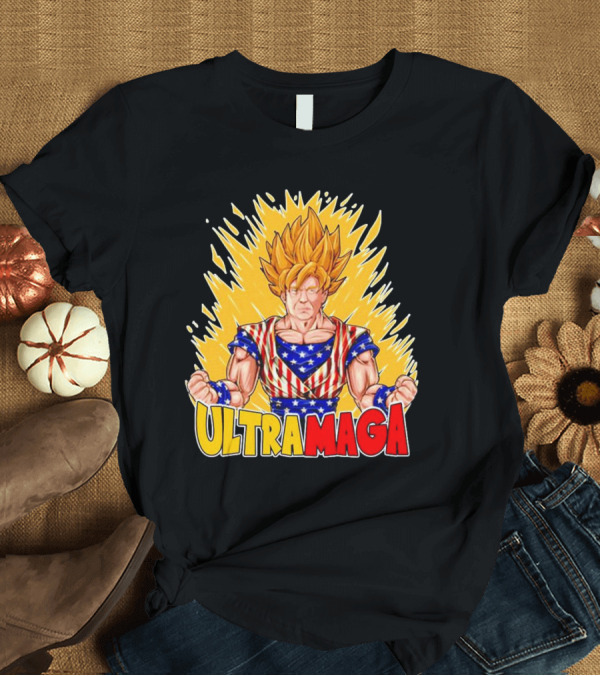T-Shirt: ULTRA MAGA Trump Dragon Ball Z Saiyan Super Power T-Shirt ULTRA MAGA Trump Dragon Ball Z Saiyan Super Power T-Shirt