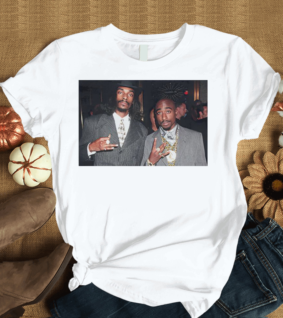2Pac and Snoop Dogg Iconic Style and Collaboration T-Shirt