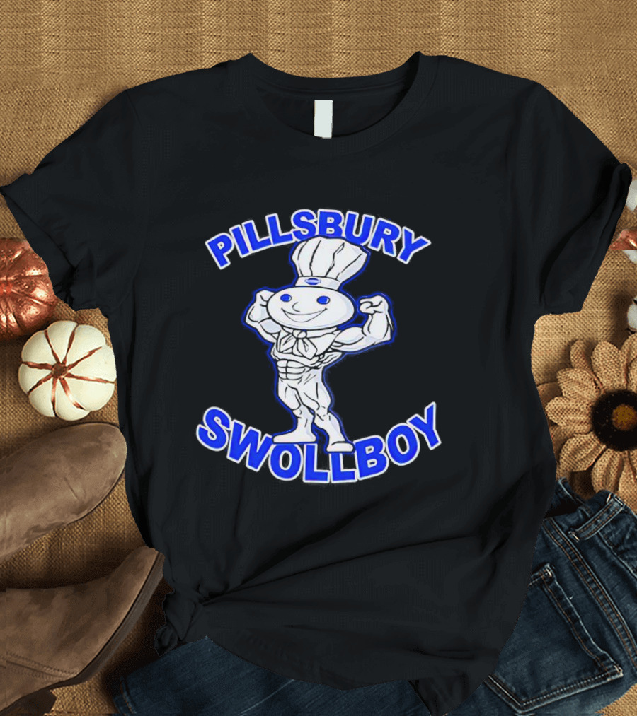 Pillsbury Swole Boy Buff Character Flexing Muscles T-Shirt