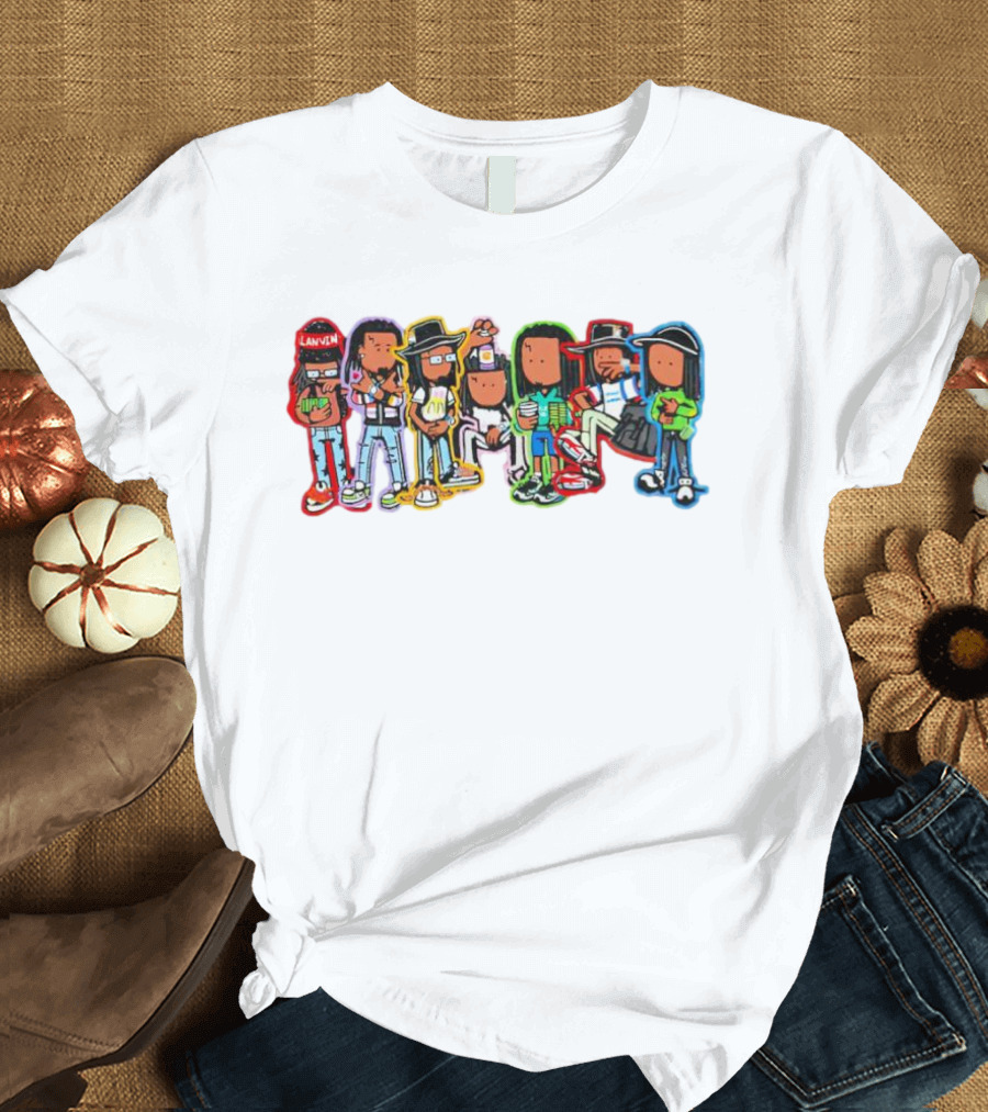 Flawless Like Me Cartoon Characters Street Fashion Lanvin T-Shirt