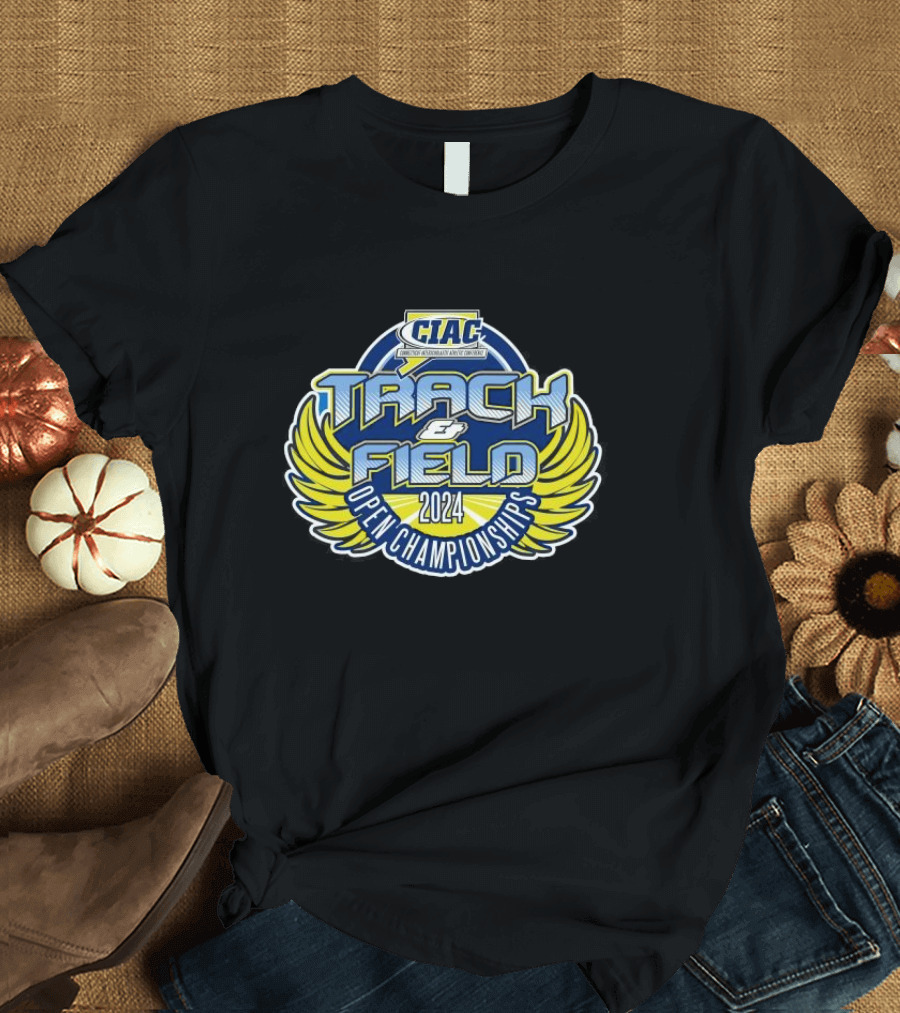 CIAC 2024 Track and Field Open Championships Wings T-Shirt