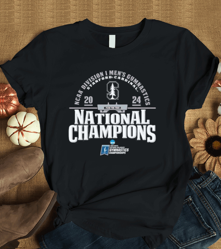 NCAA Division I 2024 Stanford Cardinal Men's Gymnastics National Champions T-Shirt