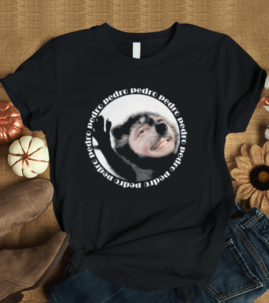 Pedro Raccoon The Irony Closet Iconic Circle T-Shirt