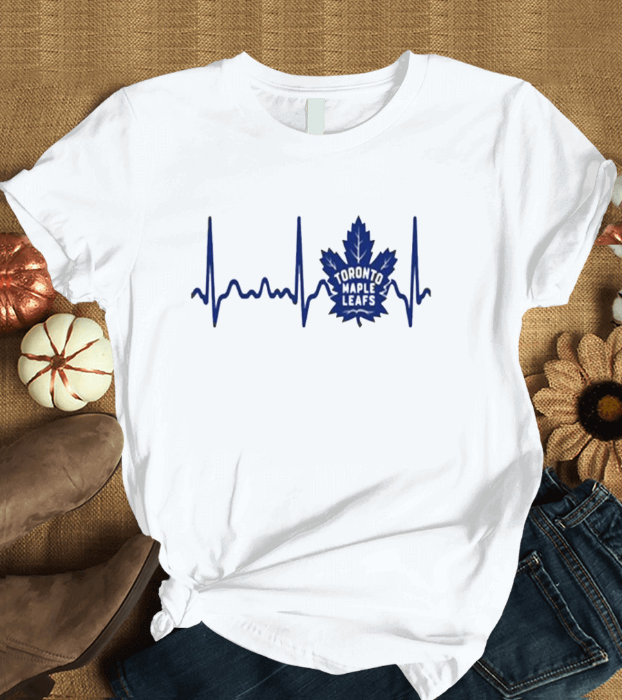 Toronto Maple Leafs Heartbeat T-Shirt
