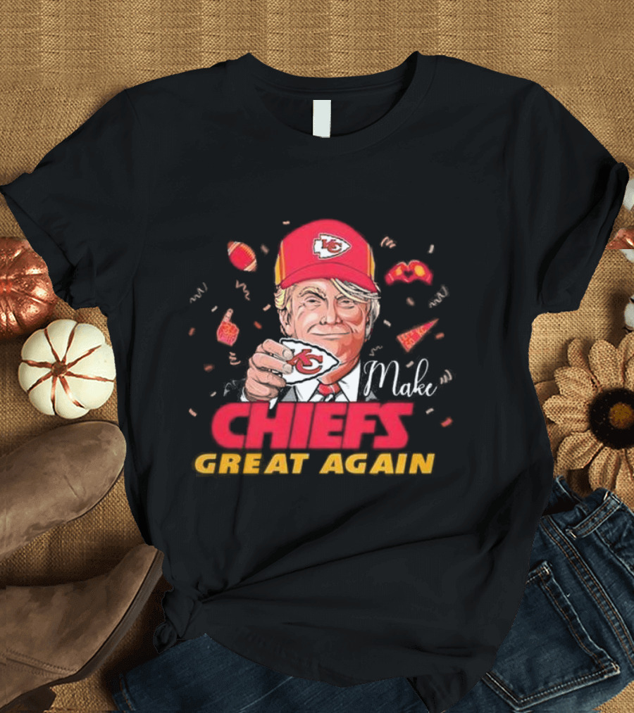 Kansas City Chiefs Make Chiefs Great Again Trump Meme T-Shirt