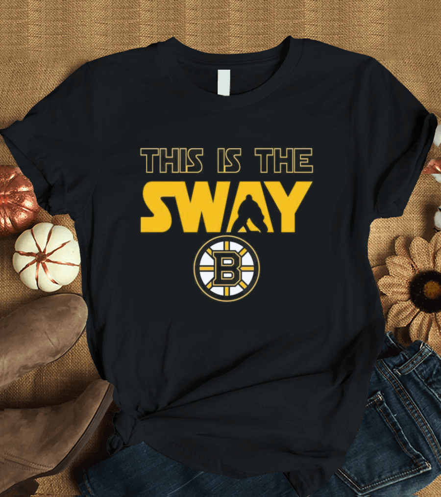 THIS IS THE SWAY BOSTON BRUINS HOCKEY FAN TALBOT BLACK AND GOLD T-Shirt