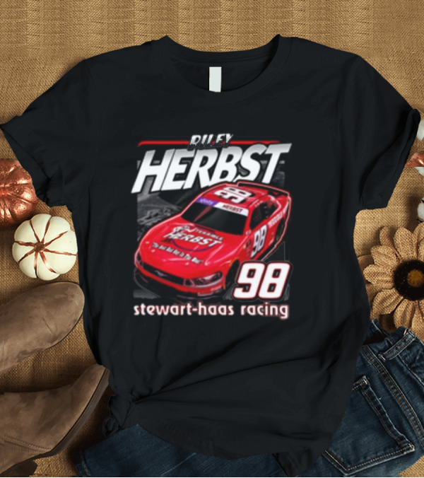 T-Shirt: Riley Herbst 98 Stewart-Haas Racing Terrible Herbst Car T-Shirt Riley Herbst 98 Stewart-Haas Racing Terrible Herbst Car T-Shirt
