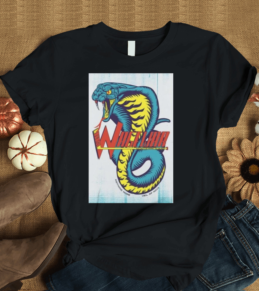 Wage War Nothing Nowhere Veil of Maya Snake Design GLC Live at 20 Monroe 5-8-24 T-Shirt