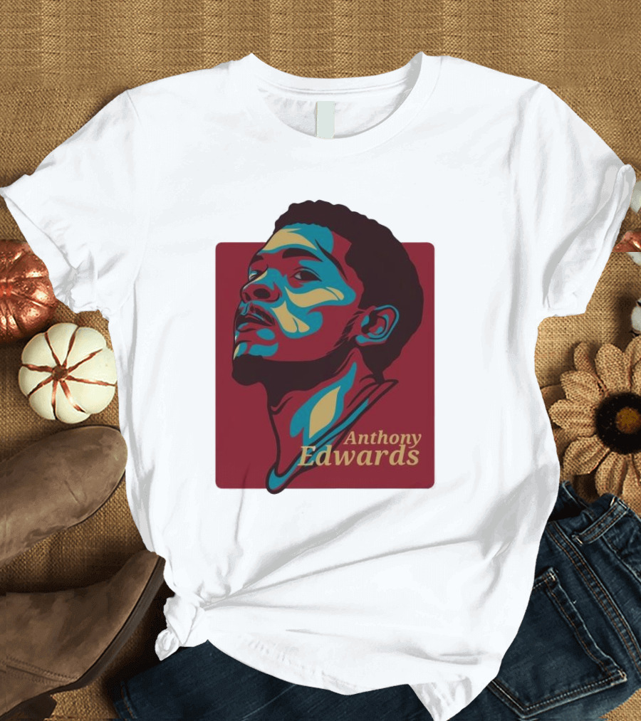 Anthony Edwards NBA Minnesota Timberwolves Basketball Player T-Shirt