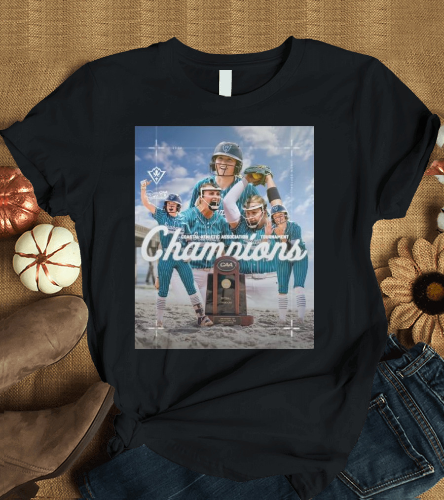UNCW CAA Tournament Champions 2024 Coastal Athletic Excellence on Display T-Shirt