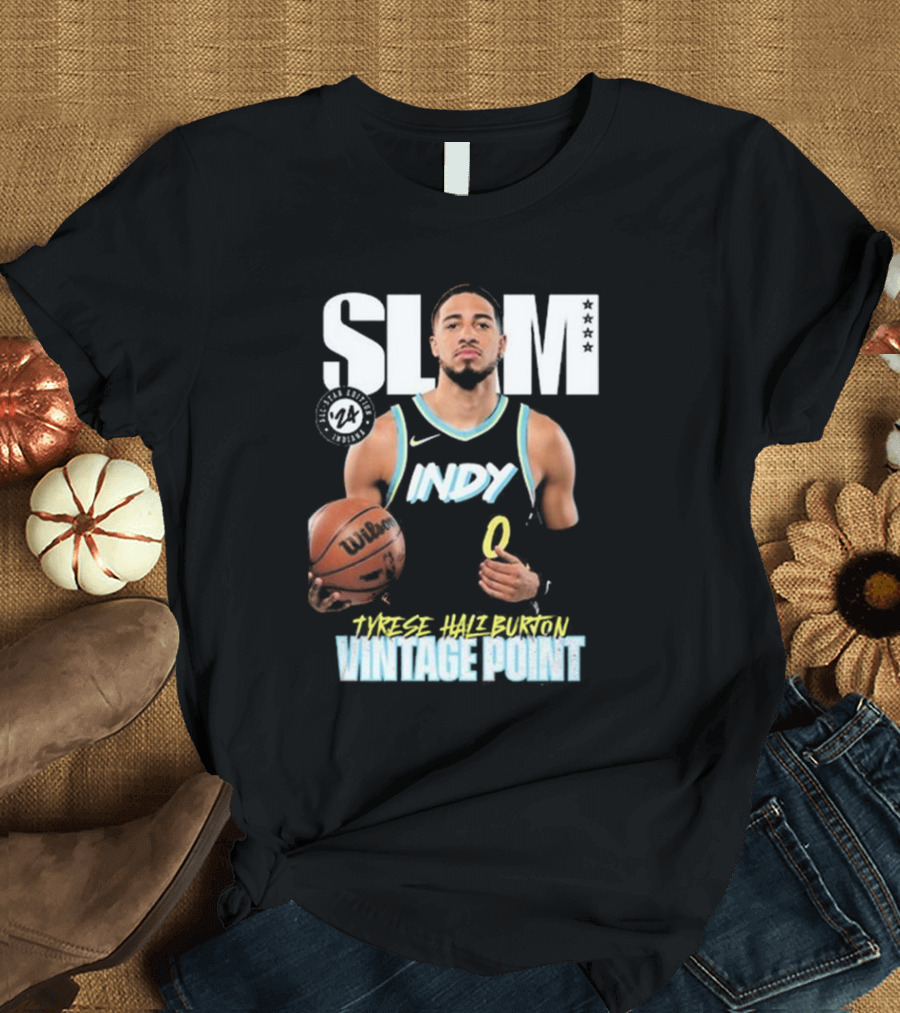 SLAM All-Star Vintage Point Tyrese Haliburton Indy Vol 4 T-Shirt