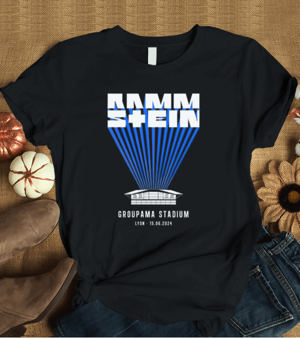 T-Shirt: Rammstein Live Concert Groupama Stadium Lyon 15.06.2024 T-Shirt Rammstein Live Concert Groupama Stadium Lyon 15.06.2024 T-Shirt