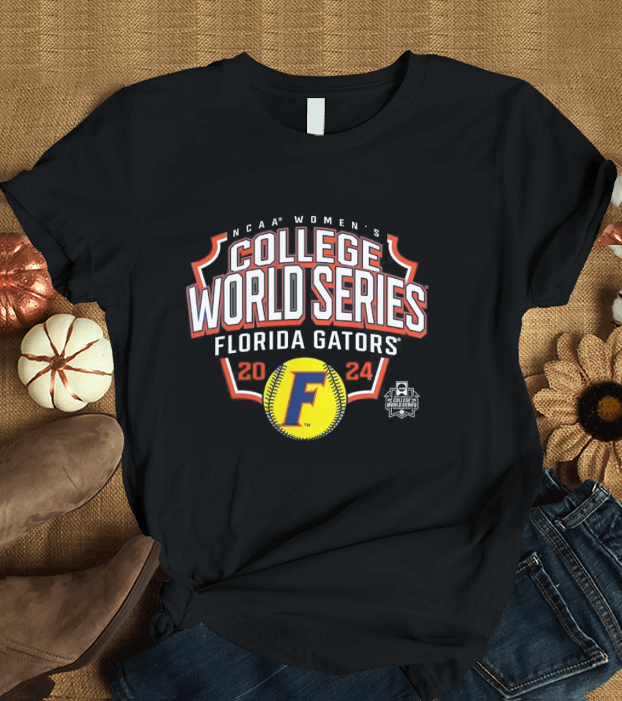 NCAA Women's College World Series Florida Gators 2024 Softball T-Shirt