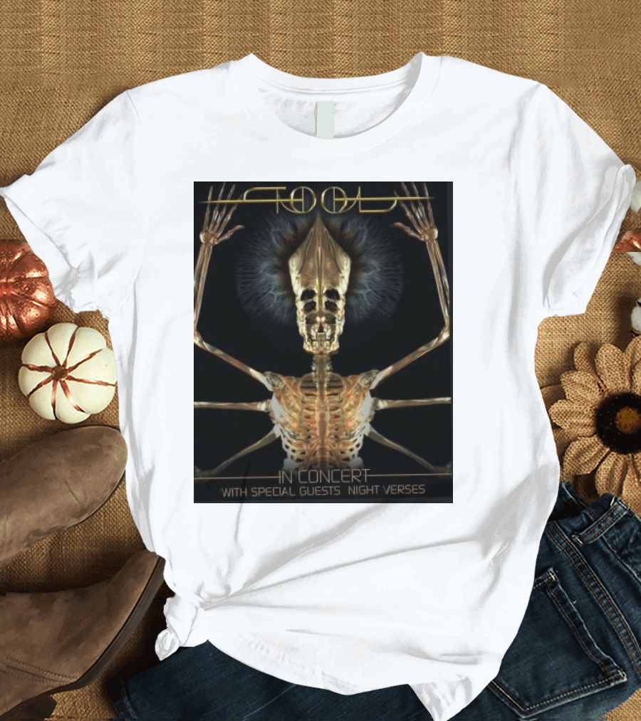 Tool In Concert 2024 EU UK Tour With Special Guests Night Verses T-Shirt