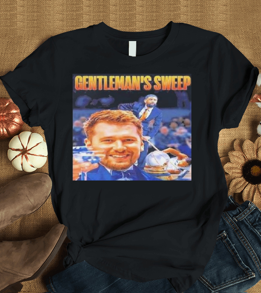 Gentleman's Sweep Dallas Mavericks Luka Doncic Kyrie Irving P.J. Washington Western Conference Champions T-Shirt