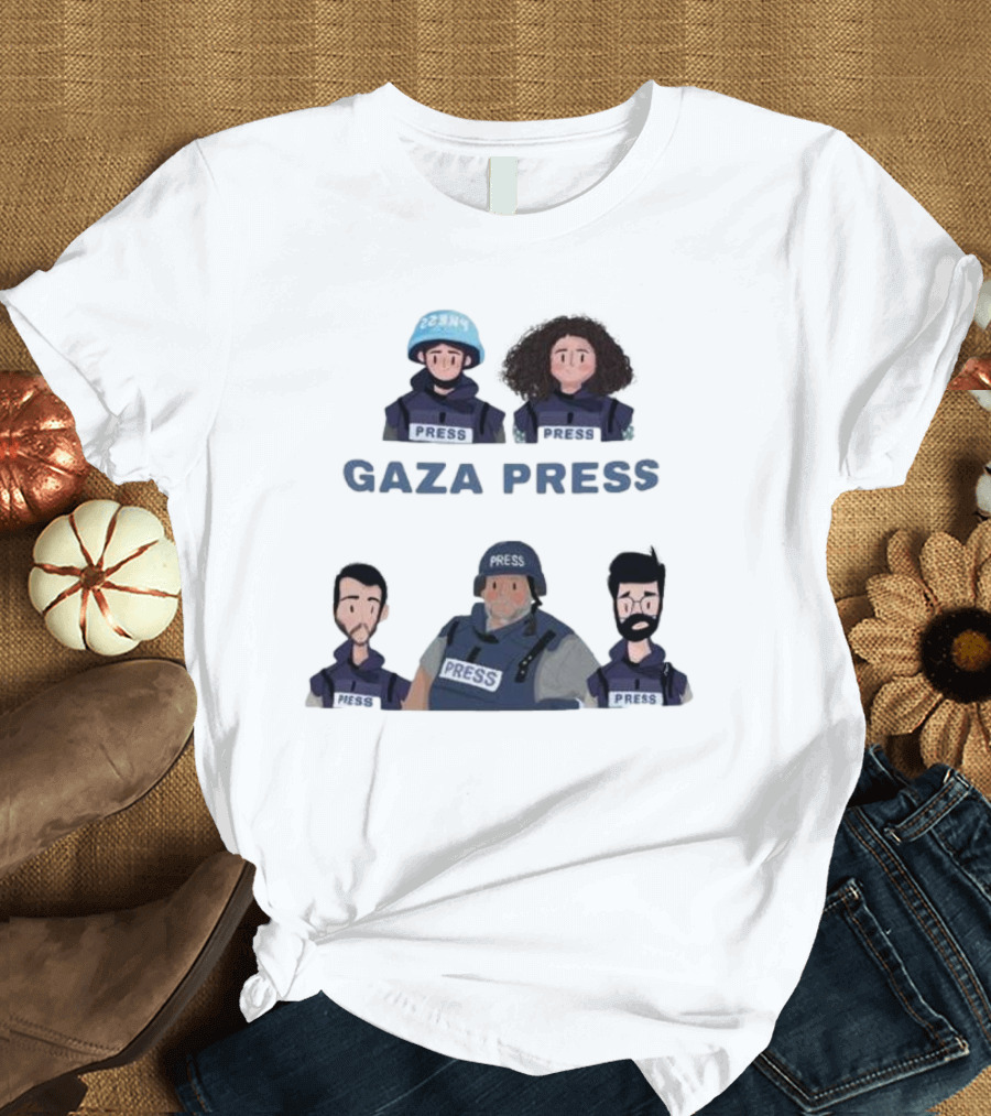 Gaza Press Heroes Team Representation T-Shirt