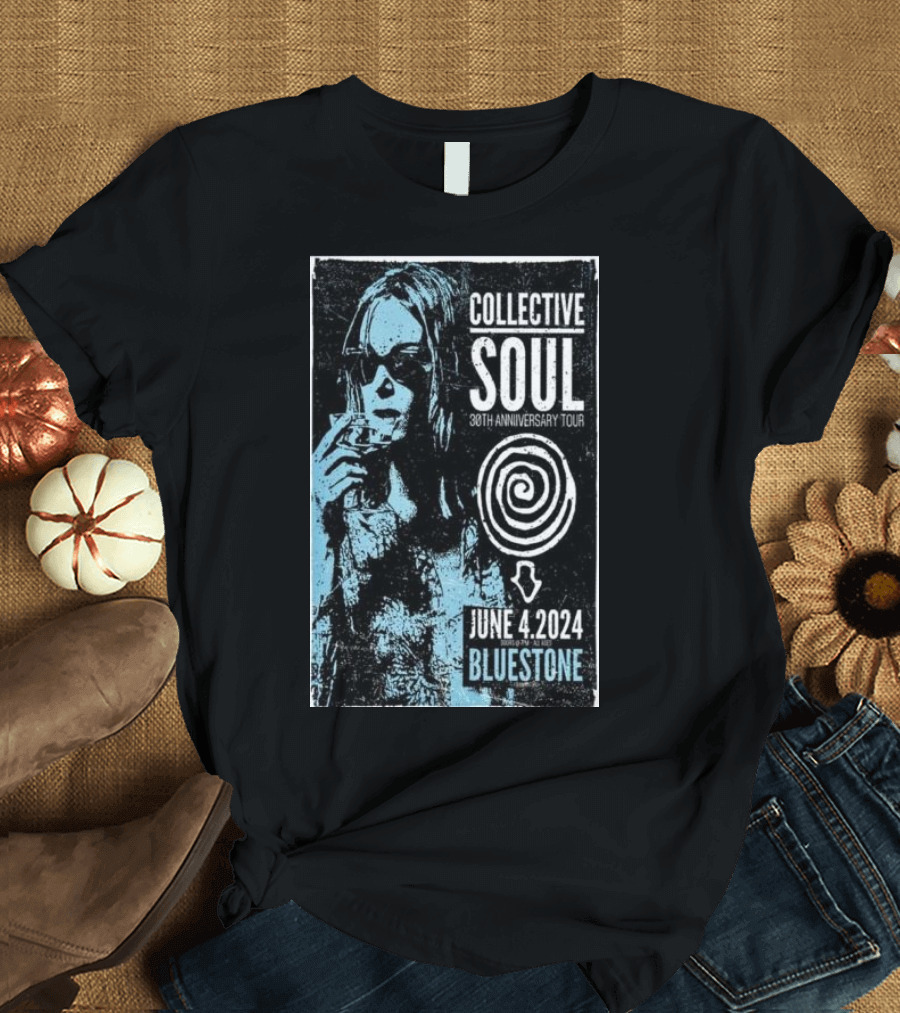 Collective Soul 30th Anniversary Tour June 4 2024 Bluestone T-Shirt