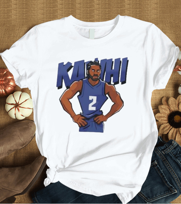 T-Shirt: Kawhi Leonard Number 2 Los Angeles Clippers T-Shirt Kawhi Leonard Number 2 Los Angeles Clippers T-Shirt