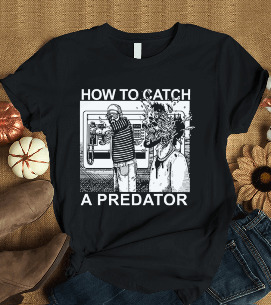 Gary Plauche How To Catch A Predator Graphic Comic T-Shirt