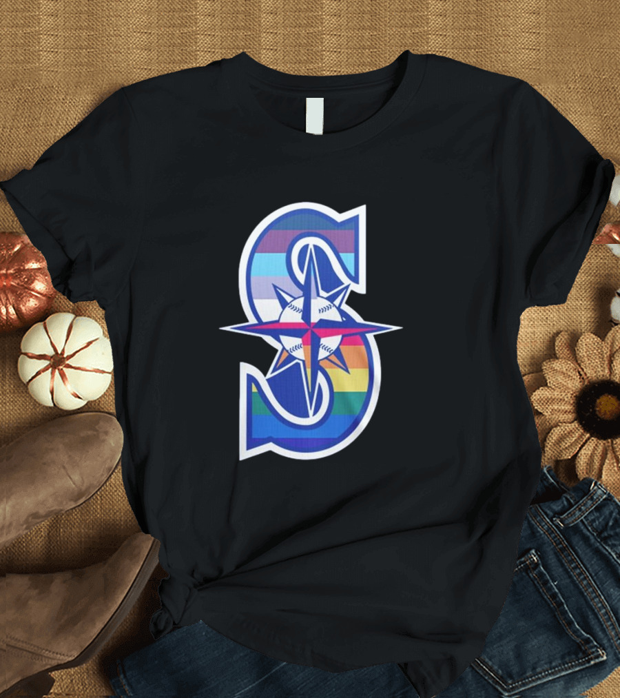 Mariners Pride Month Rainbow T-Shirt