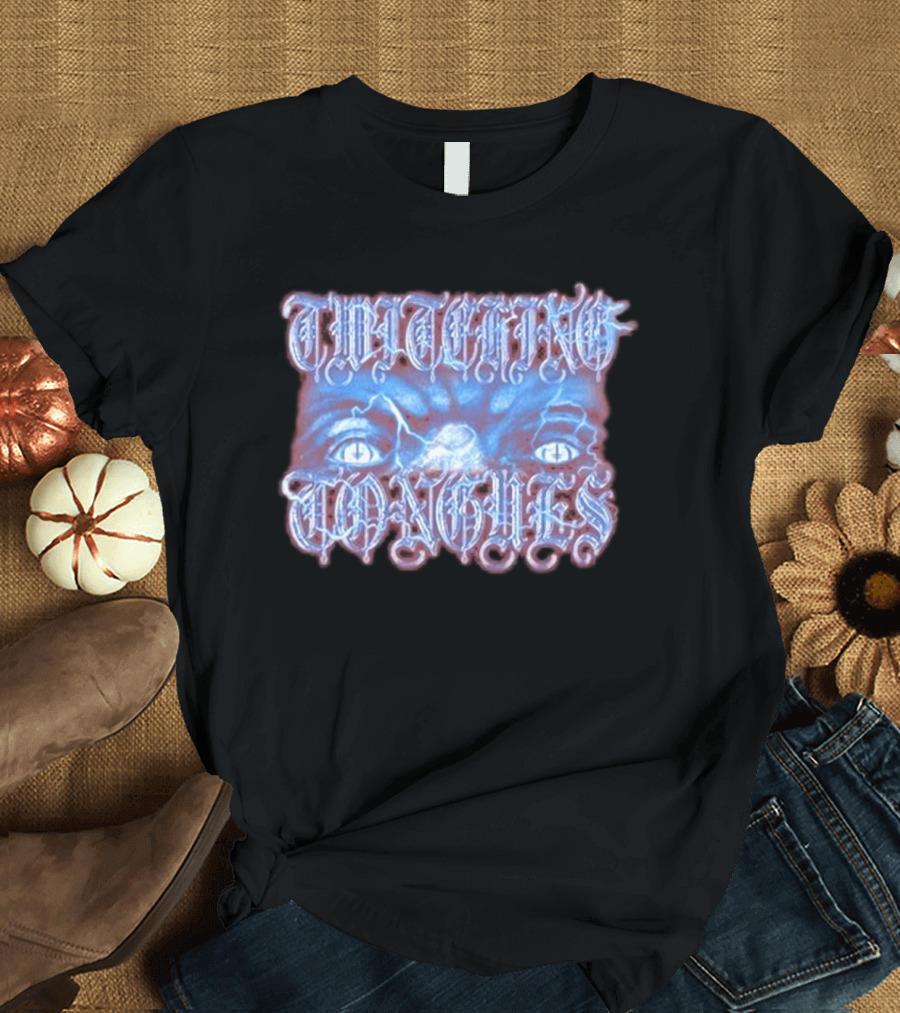 Twitching Tongues Eyes Alien Glare T-Shirt