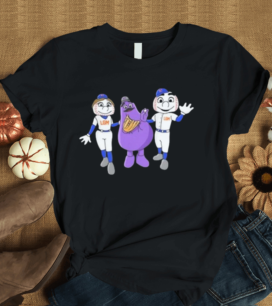 Nym And Friends LGM Alternate Vintage Baseball Mascots T-Shirt