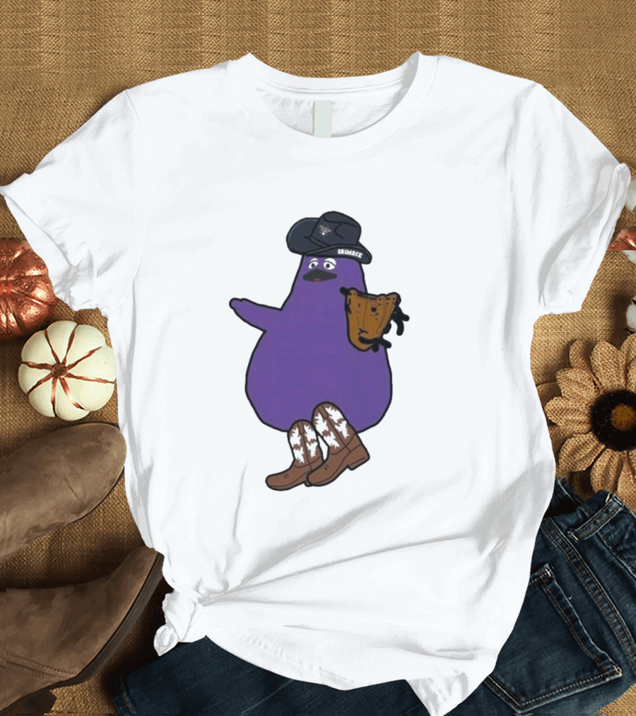 Grimace All Star Game Lfgm 2024 Cowboy Boots Baseball Glove T-Shirt