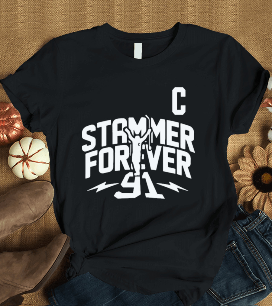 Stammer Forever 91 Hockey Captain Tribute Thank You Stammer T-Shirt