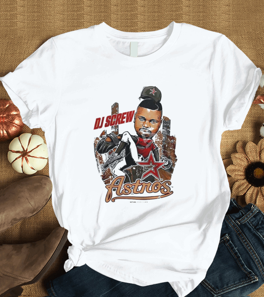 Houston Astros DJ Screw 2024 Baseball Merch T-Shirt