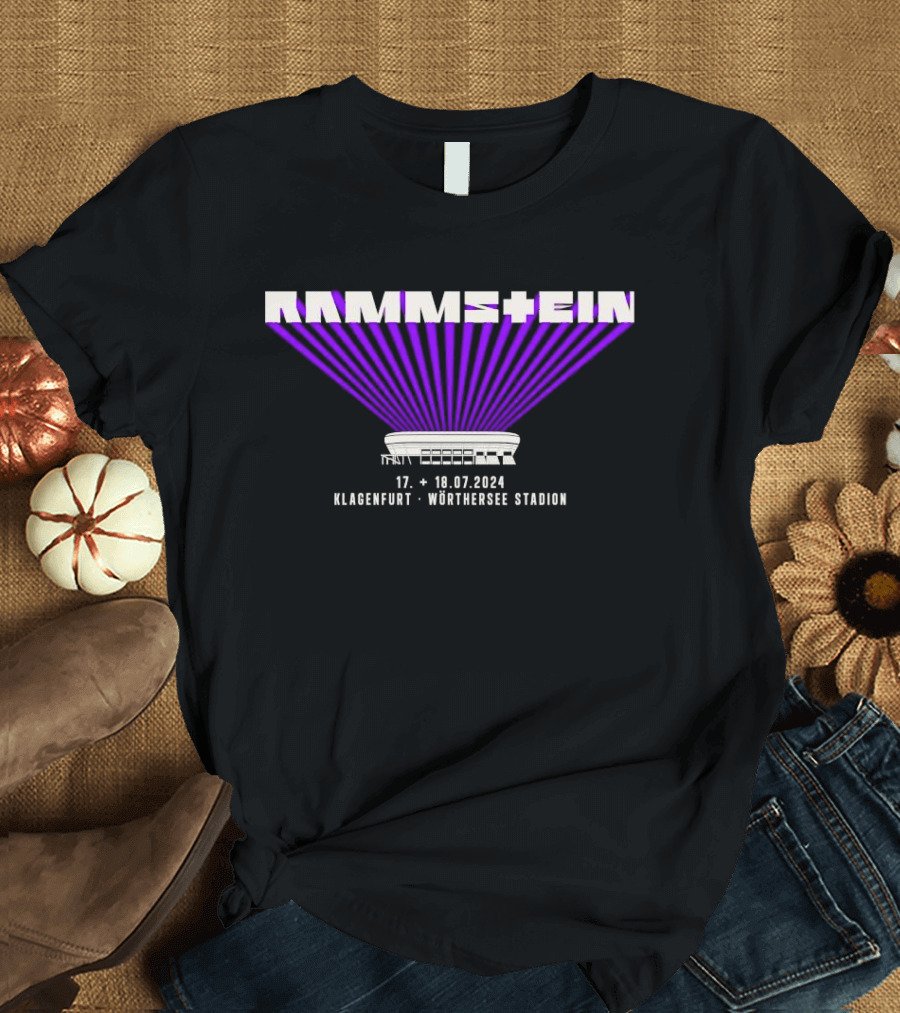 Rammstein Klagenfurt Wörthersee Stadion 17.+18.07.2024 T-Shirt