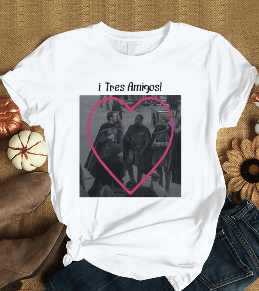 Martyn Reyne I Tres Amigos Aegon’s Friends Heart Scene T-Shirt