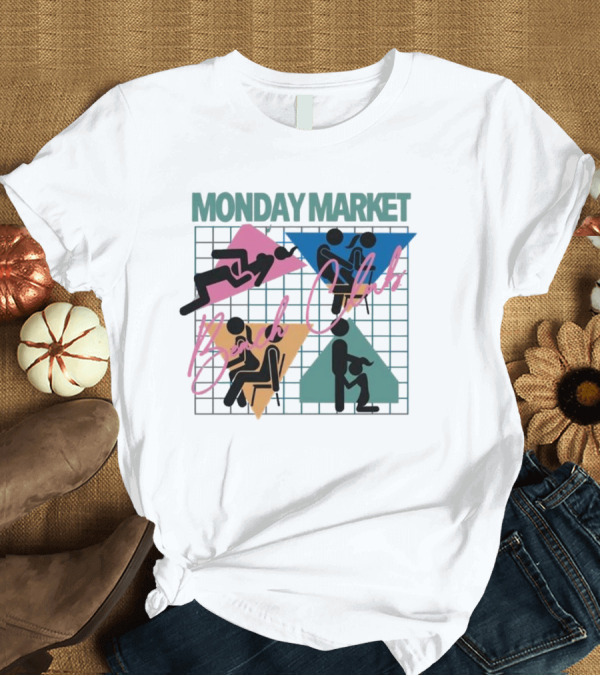 T-Shirt: Monday Market Beach Club Geometric Leisure T-Shirt Monday Market Beach Club Geometric Leisure T-Shirt