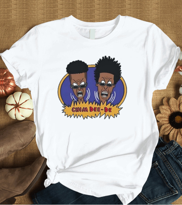 T-Shirt: Chim Dee-De Beavis and Butt-Head Cartoon Characters with Bold Expressions T-Shirt Chim Dee-De Beavis and Butt-Head Cartoon Characters with Bold Expressions T-Shirt