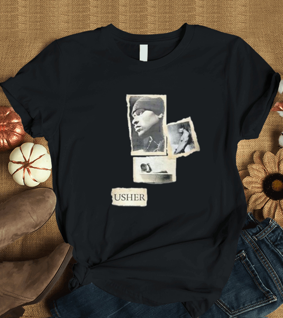 Usher Confessions Album Collage T-Shirt