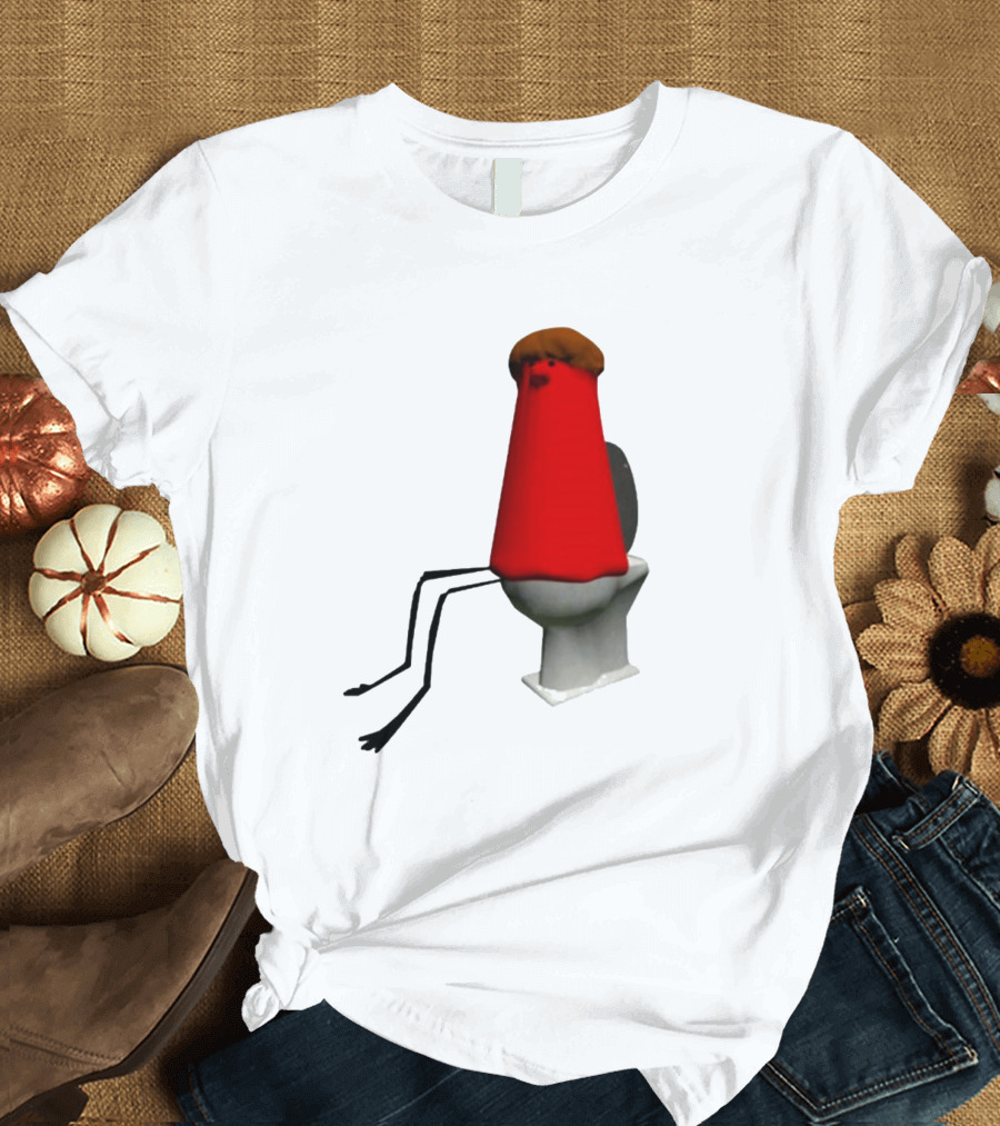 John Wow Cool Kevinbird Skibidi Toilet Adventure T-Shirt