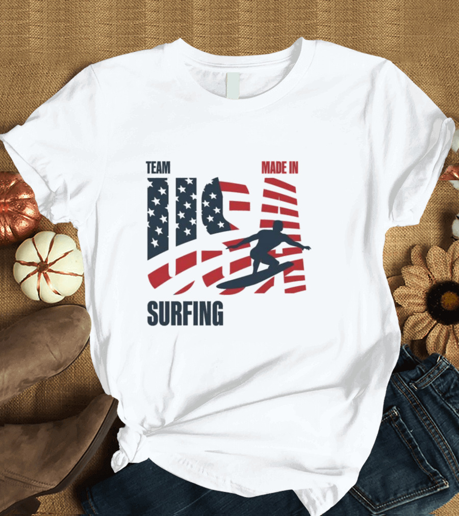 Team USA Surfing Made In Olympic T-Shirt