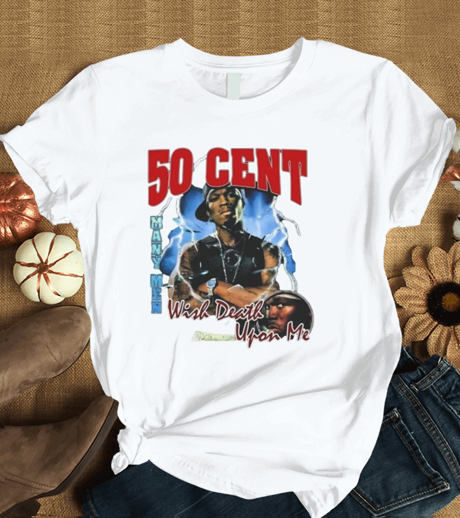 50 Cent Many Men Wish Death Upon Me Money By Monday T-Shirt