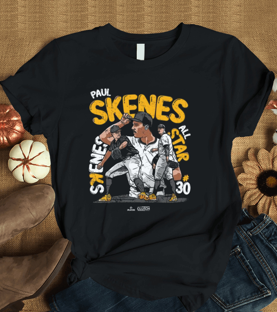 Paul Skenes All-Star #30 Clutch Players Baseball T-Shirt