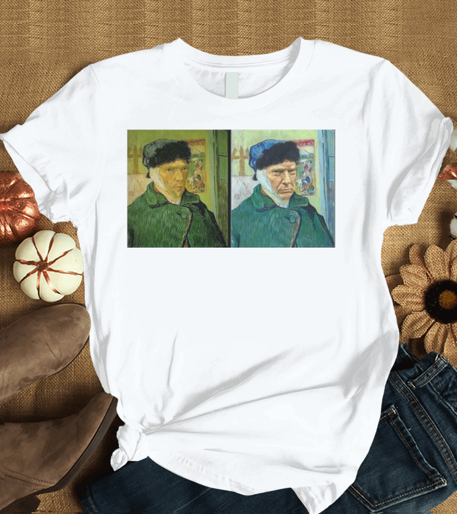 Trump Van Gogh Ear Bandaged Coat T-Shirt