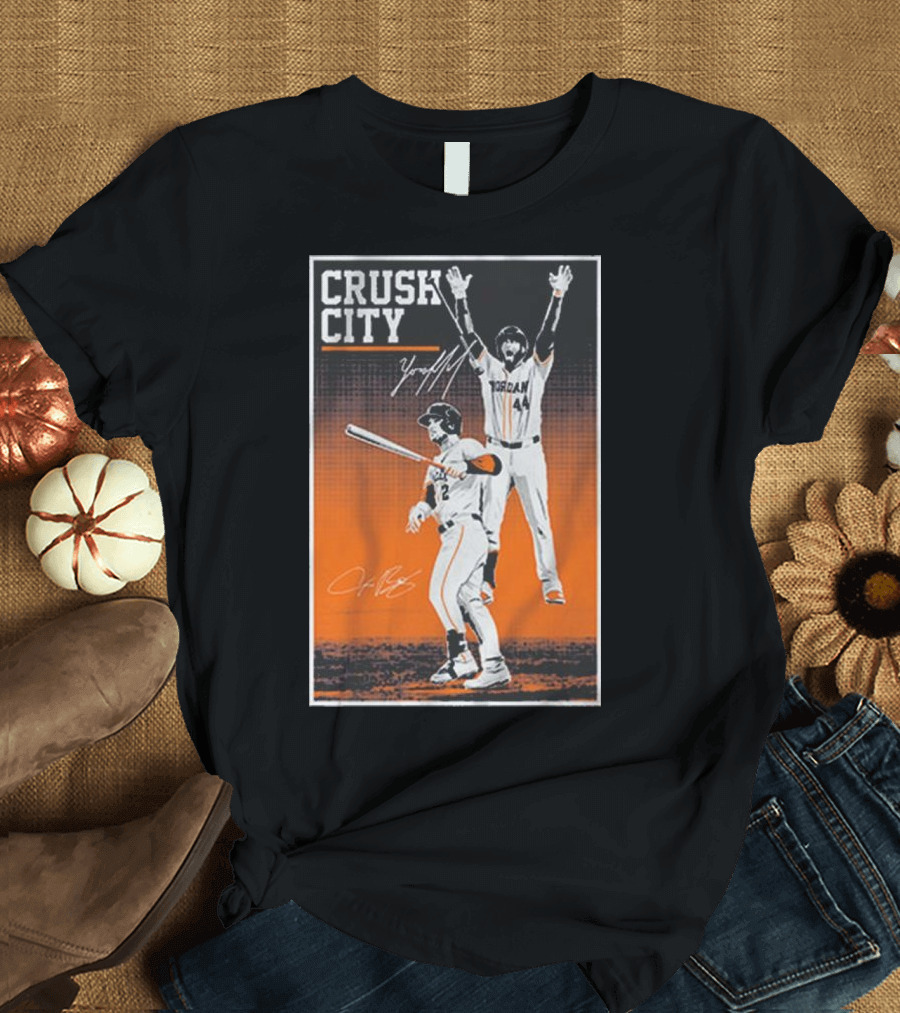 Crush City Alex Bregman Yordan Alvarez Baseball Dynamic Duo T-Shirt