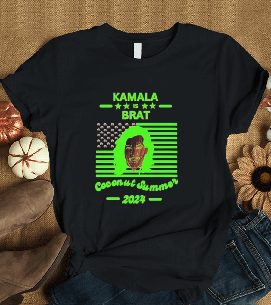 Kamala Is Brat Coconut Summer T-Shirt