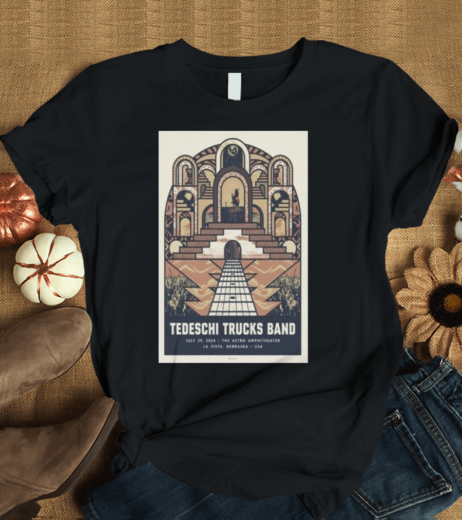 Tedeschi Trucks Band Concert at The Astro Amphitheater La Vista NE July 29 2024 USA T-Shirt