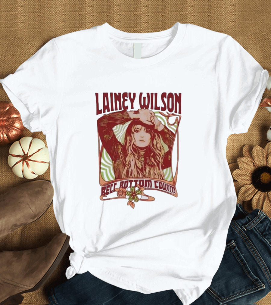 LAINEY WILSON PEACE BELL BOTTOM COUNTRY T-Shirt