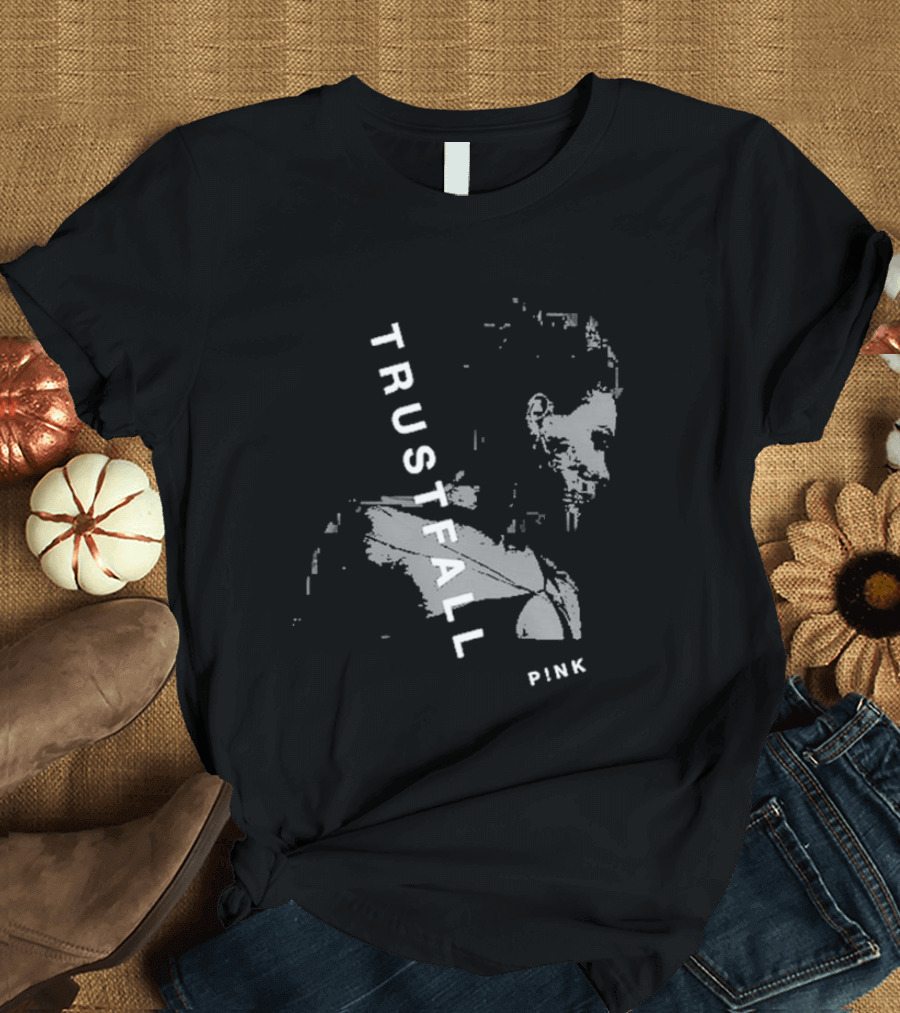 TRUSTFALL PINK Album T-Shirt