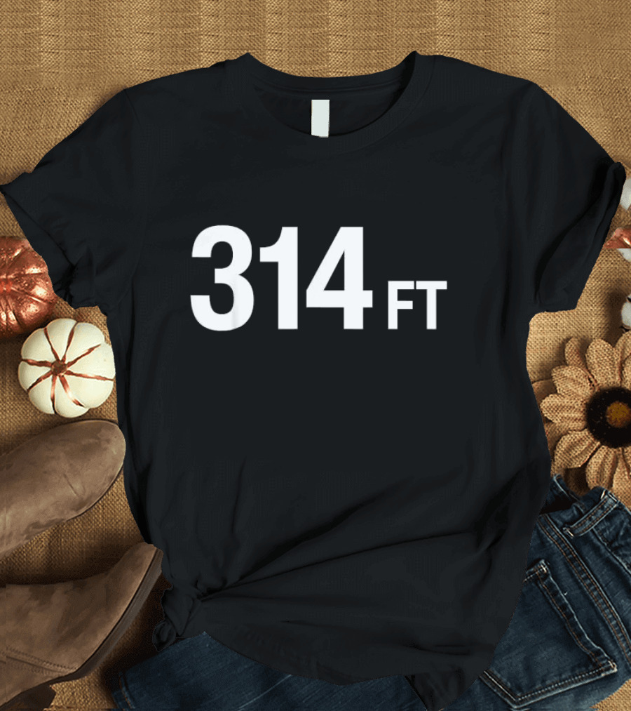 314 Ft Pi Day Math Joke T-Shirt