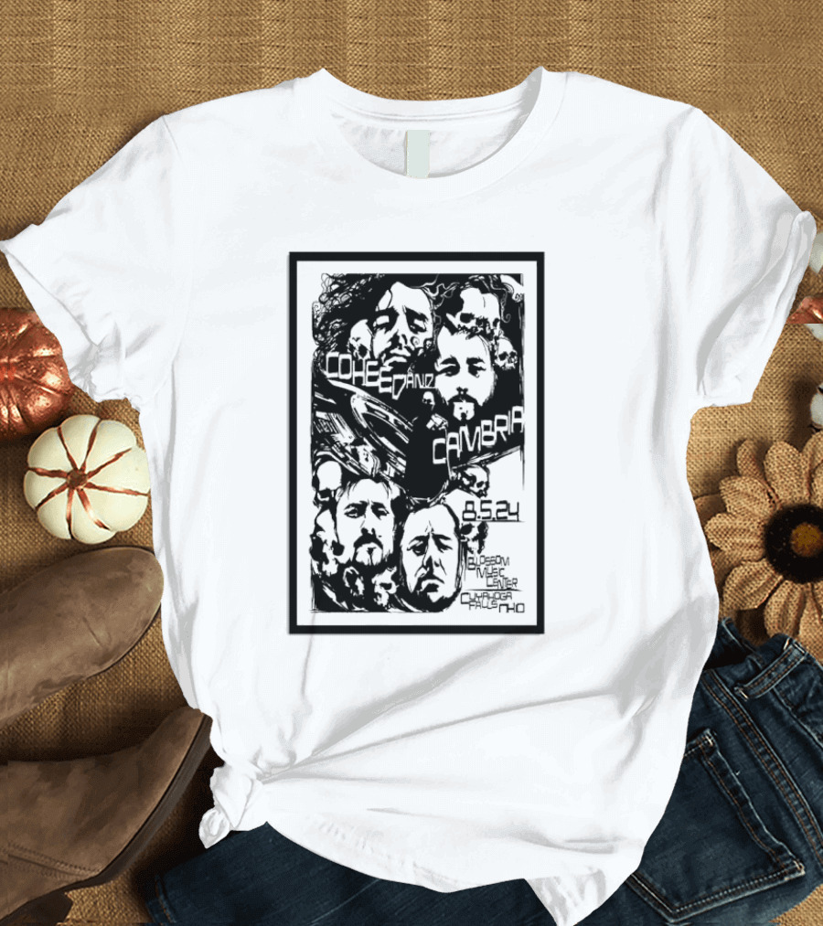Coheed and Cambria 8.5.24 Blossom Music Center Cuyahoga Falls OH T-Shirt