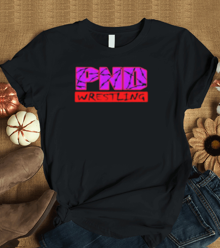 PND Wrestling Barbed Wire T-Shirt
