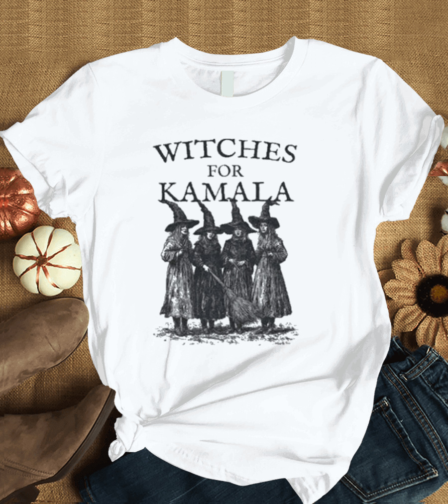 Witches for Kamala Halloween Kamala Harris 2024 President Gothic T-Shirt