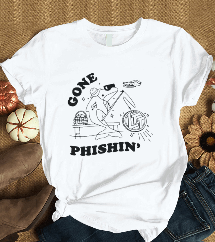Gone Phishin Miami Dolphins Lure Catch T-Shirt