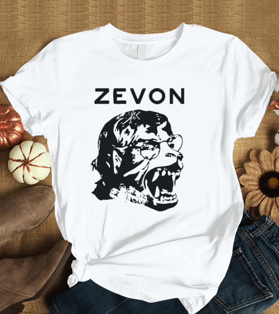 Zevon Angry Face Drawing T-Shirt